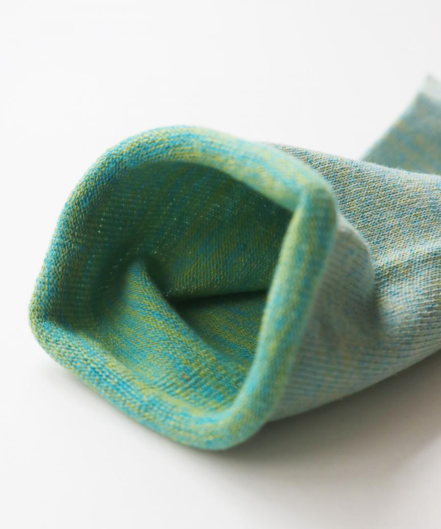 うちがわコットン ゴムなし クルーソックス｜1P