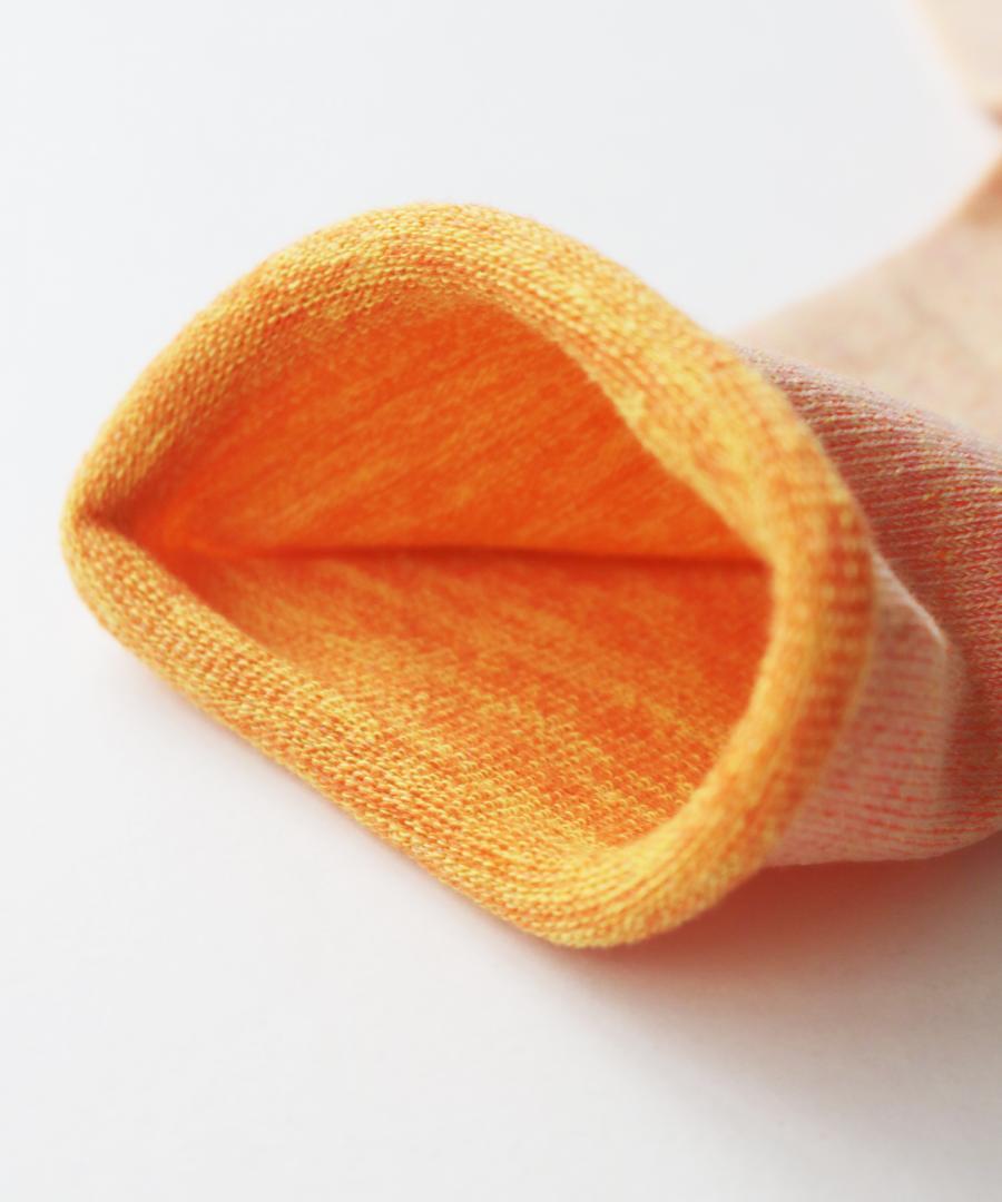 うちがわコットン ゴムなし クルーソックス｜1P