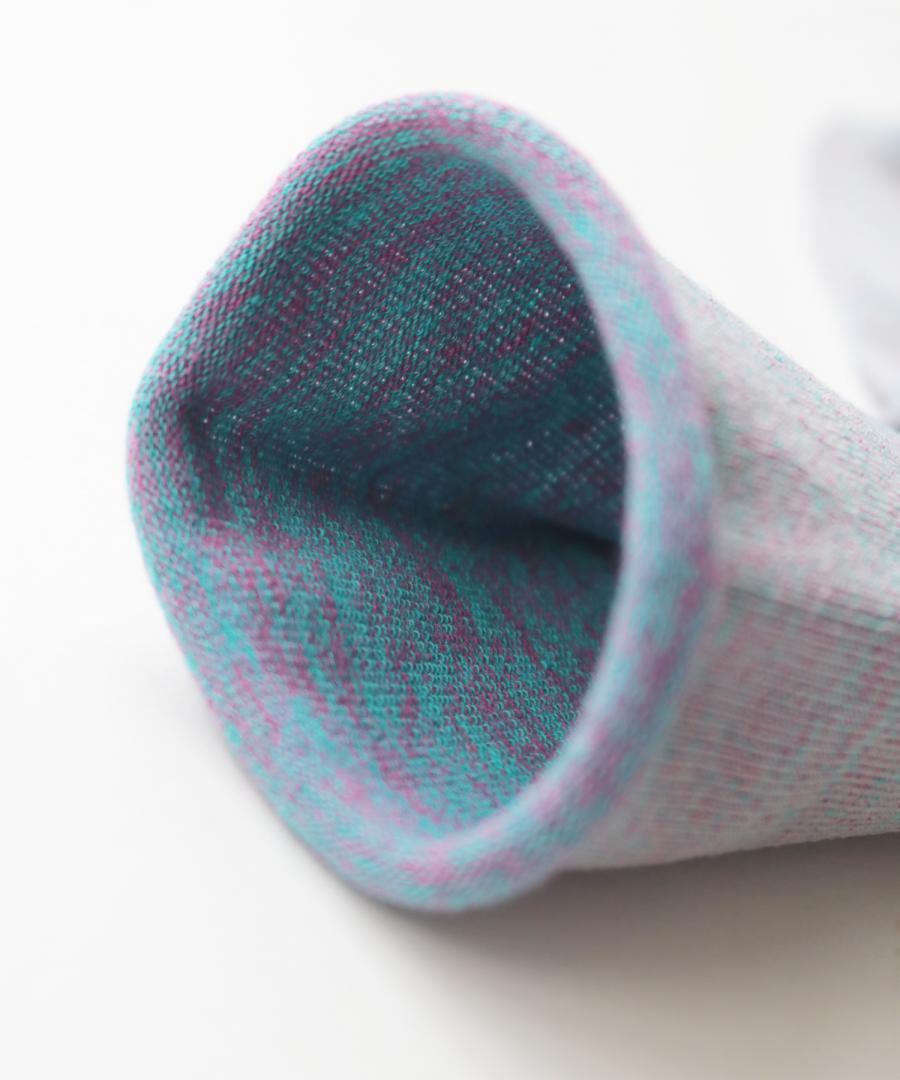 うちがわコットン ゴムなし クルーソックス｜1P