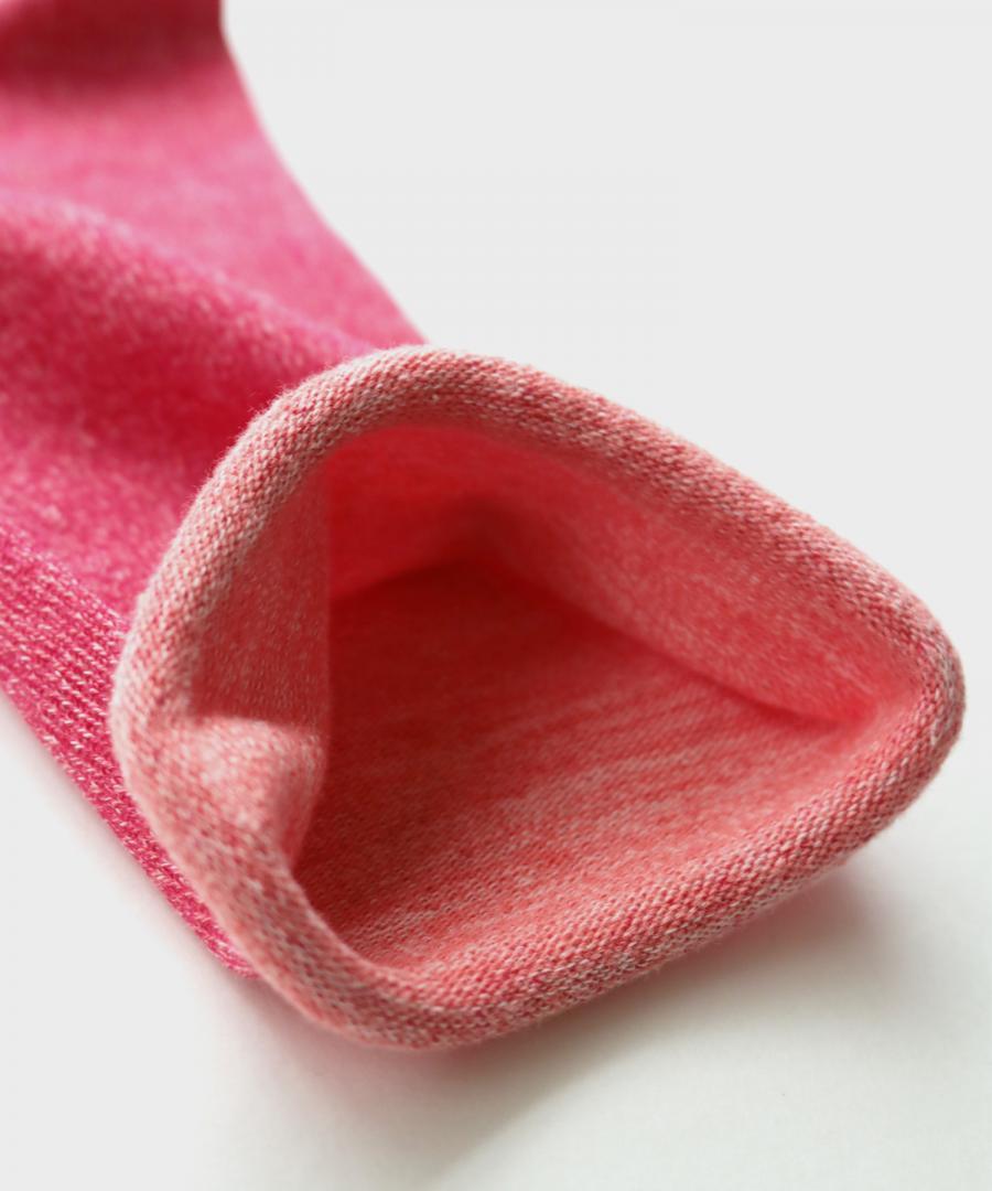 うちがわコットン ゴムなし クルーソックス｜1P