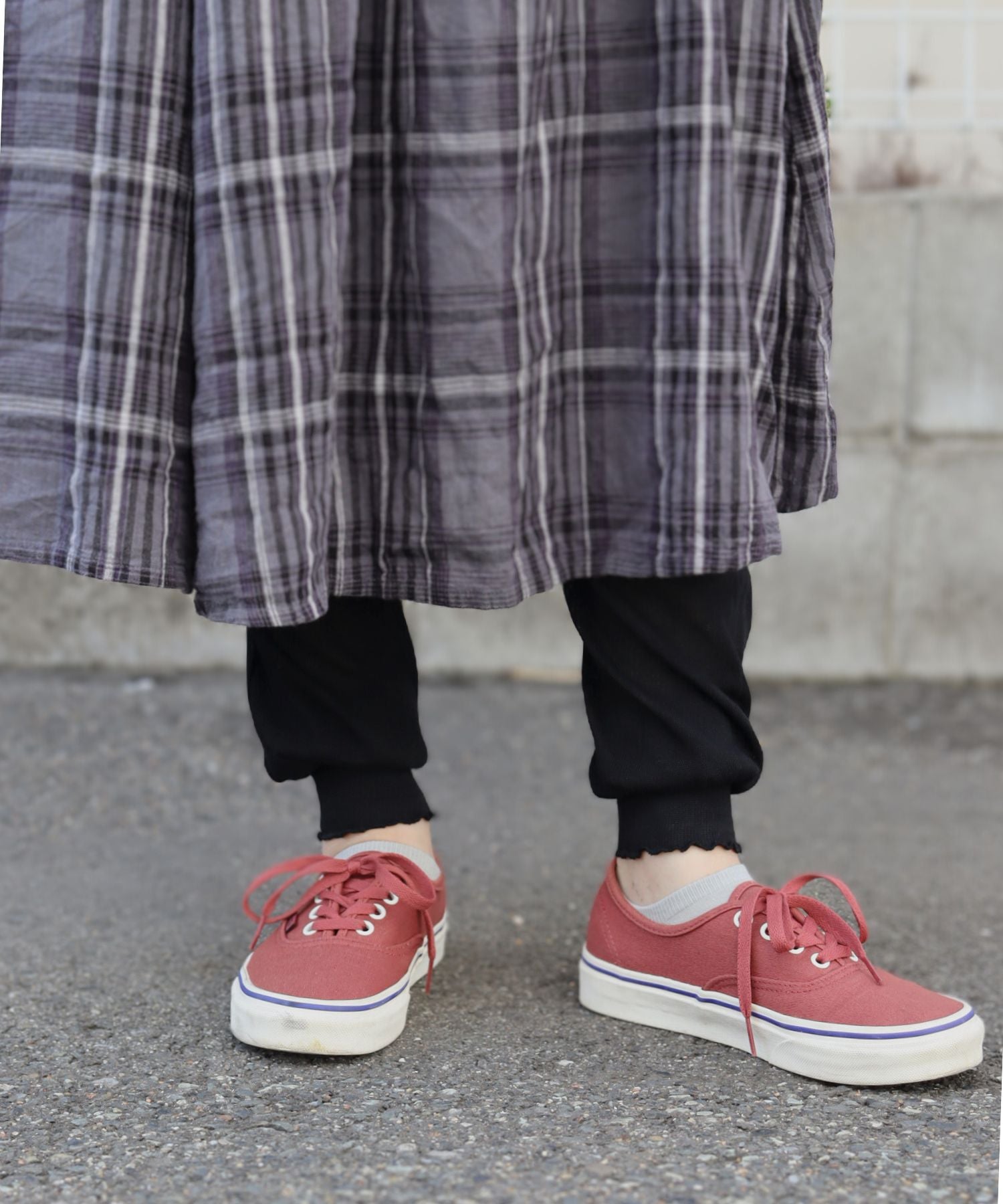 ゆるっとガーゼ編み コットン レギンス