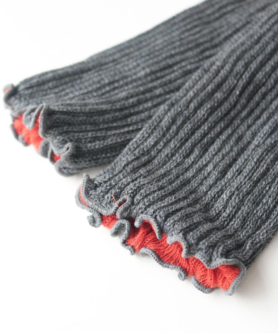 内側コットン 2WAY レッグウォーマー＆アームウォーマー (ロング)