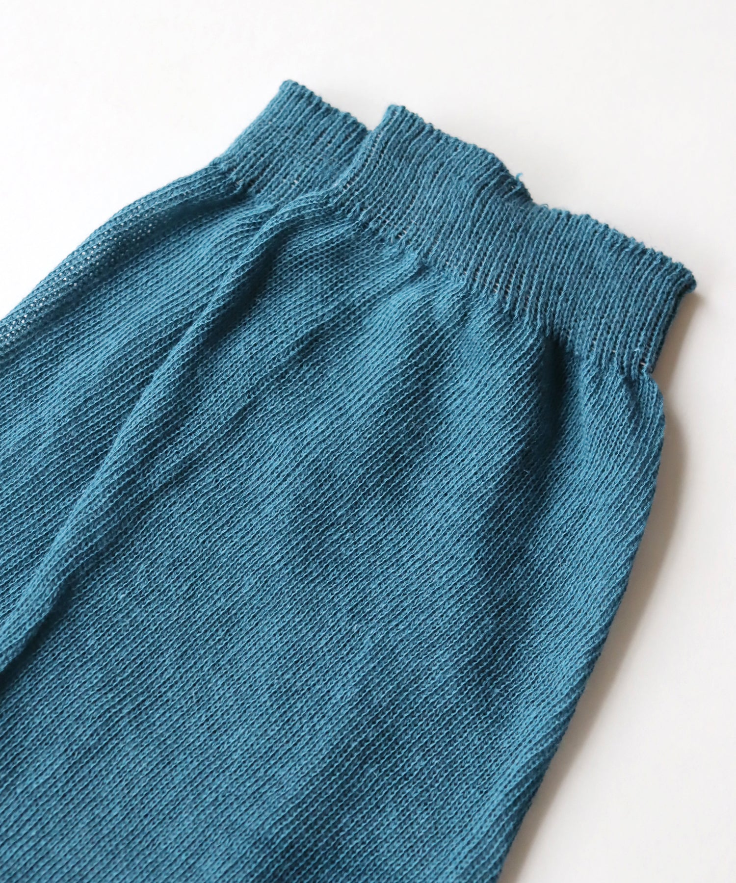 UV加工 コットンリネン ゆる編み アームカバー