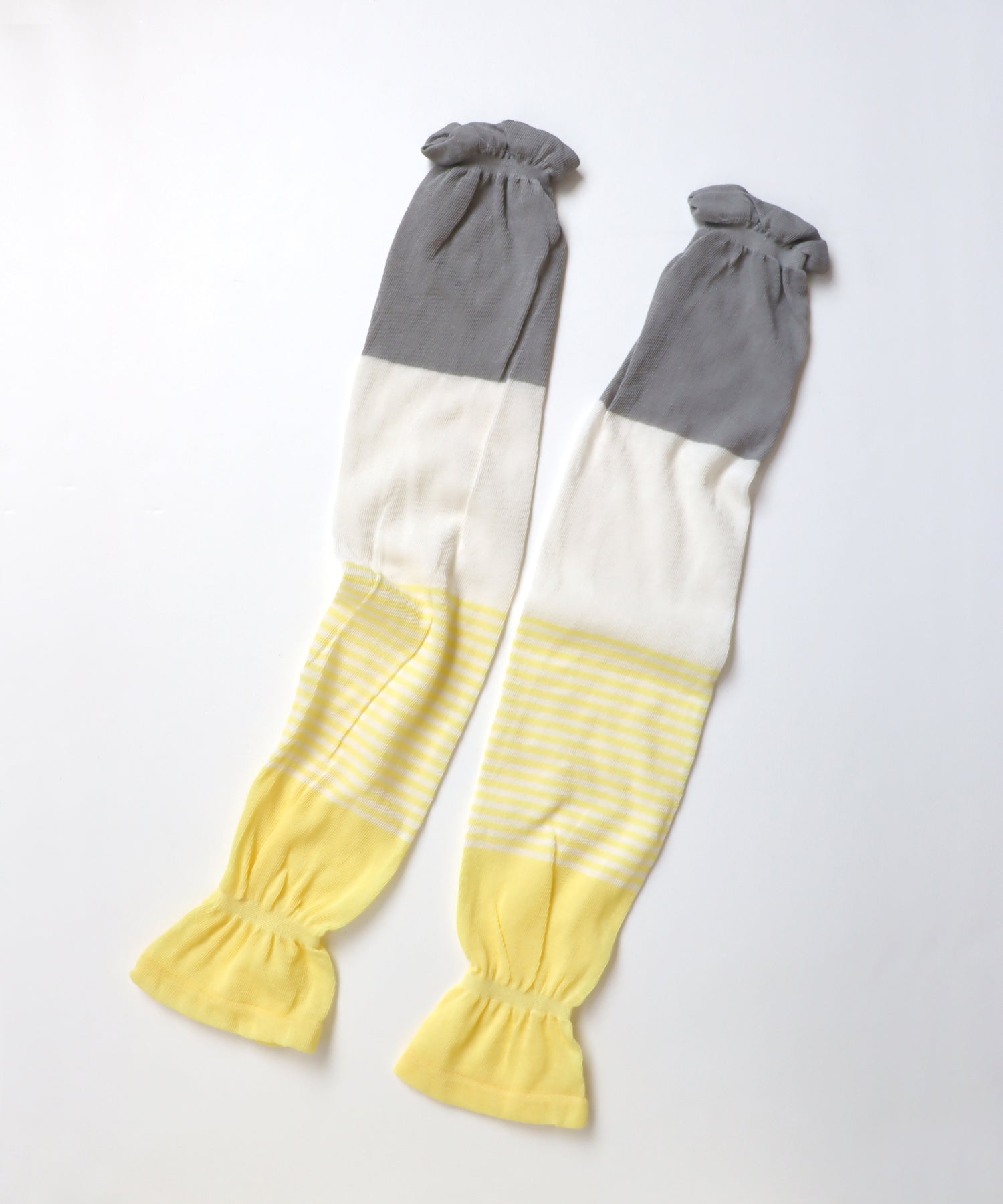 【期間限定価格】UV加工 ブライトボーダー アームカバー